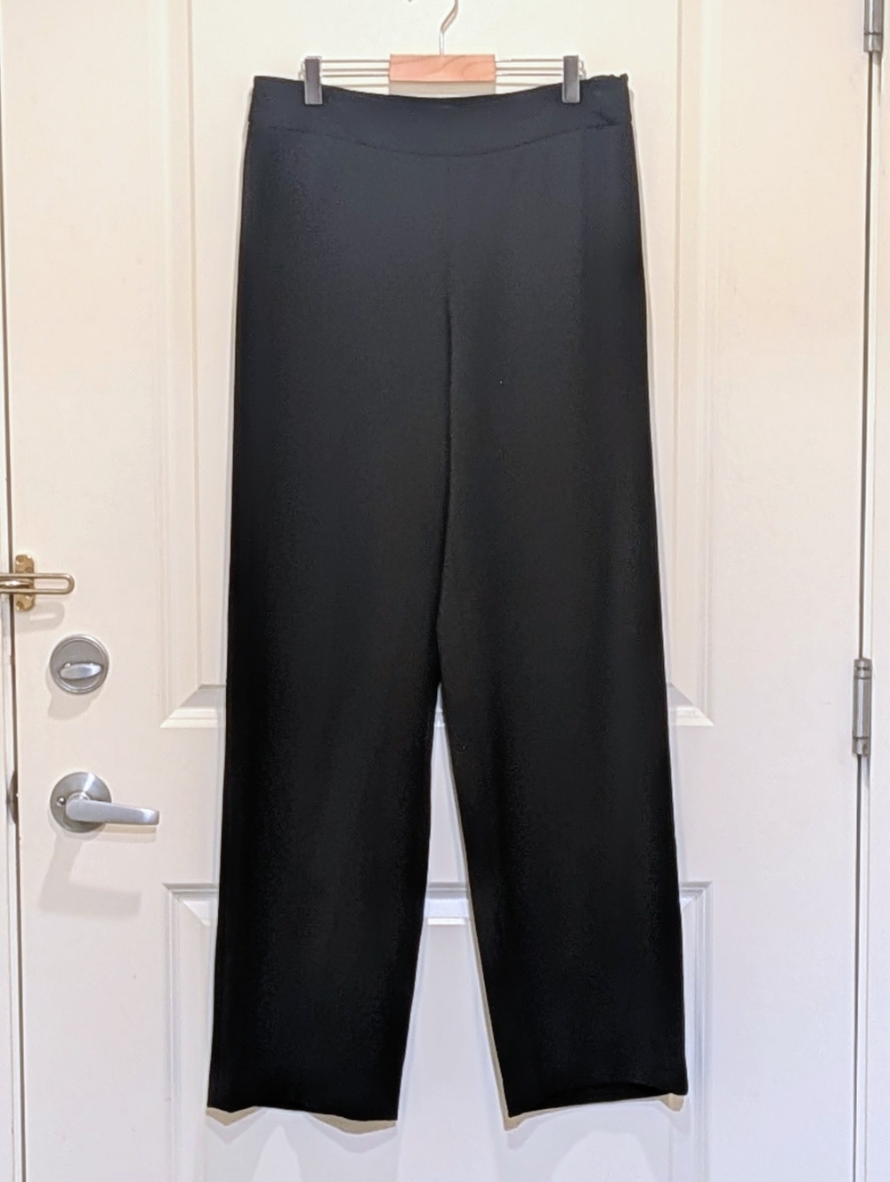 EUC Giorgio Armani 42 Borgo 21 Black Wool Blend Luxury Slacks Dress Pants